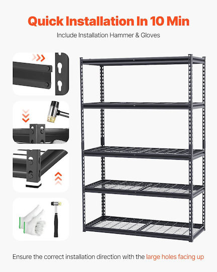Vevor Shelf Dexion 121.92x50.8x182.88cm LXLZLKHJ2048EEK17V0