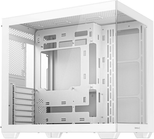 Deepcool CG530 Гейминг Midi Tower Кутия За Компютър Със Страничен Прозорец Бяла