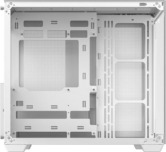 Deepcool CG530 Гейминг Midi Tower Кутия За Компютър Със Страничен Прозорец Бяла