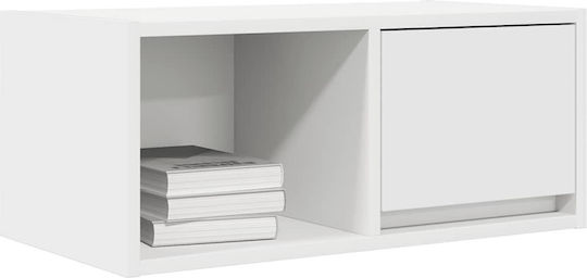 Έπιπλο Τηλεόρασης Λευκό Μ120xΠ31xΥ25.5cm