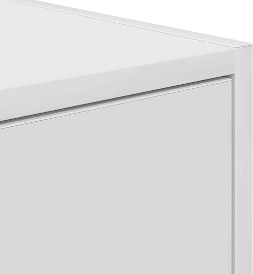 Έπιπλο Τηλεόρασης Λευκό Μ120xΠ31xΥ25.5cm