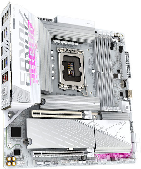 Gigabyte B860M Aorus Elite WIFI6E Ice Motherboard Micro ATX με Intel 1851 Socket