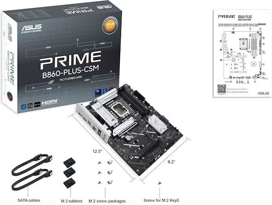 Asus Prime B860-Plus-CSM Mainboard ATX mit Intel 1851 Sockel