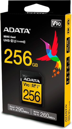 Adata Premier One SDXC 256GB U3 V90 UHS-II 275MB/s