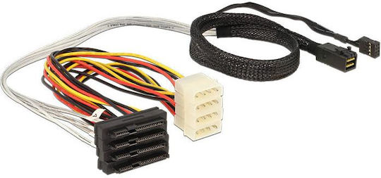 DeLock SAS - SAS Kabel 50cm Schwarz (83390)