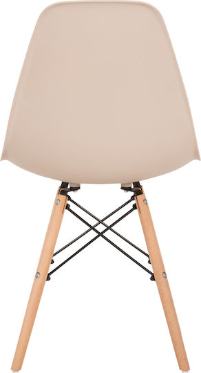 Twist Stühle Küche Cappuccino 4Stück 46x50x82cm