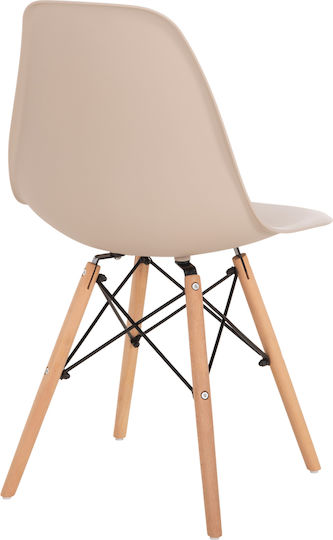 Twist Stühle Küche Cappuccino 4Stück 46x50x82cm