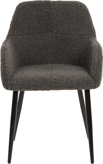 Sessel Speisesaal Shelly 57x55x87cm 2Stück Gray