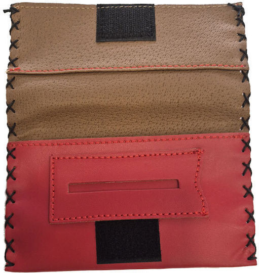Leon Lederne Tabaktasche mit Verschluss 16x9cm Small deviations