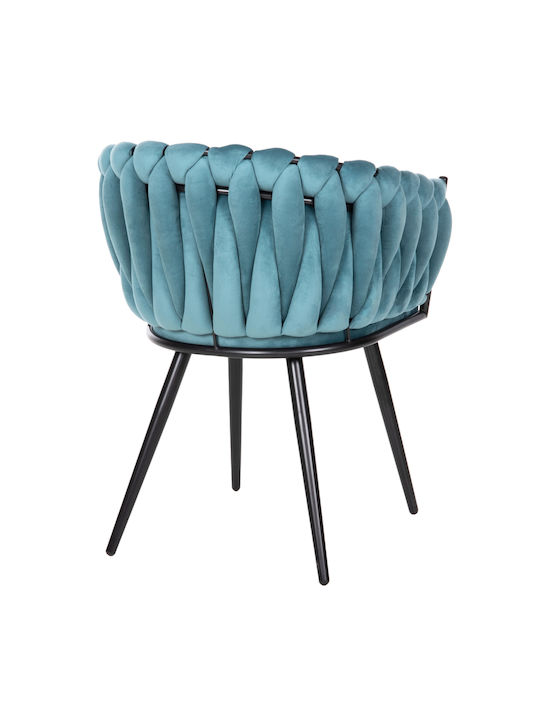 Luanda Stühle Speisesaal Turquoise 1Stück 62x54x79cm