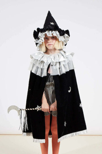 Carnival Cape Black for Halloween 1pcs