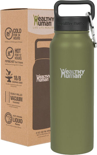 Healthy Human Stein Bottle Thermos Stainless Steel BPA Free 621ml Ladi HH-SOB06