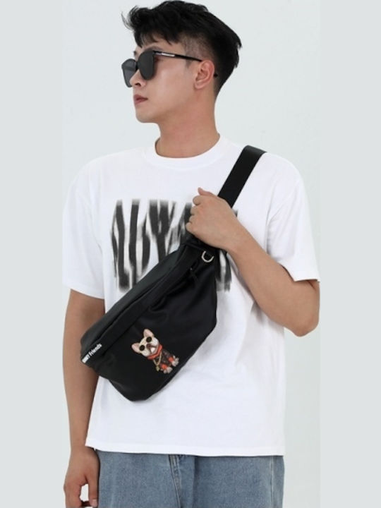 Glasses Cool Cat Belt Bag Gray