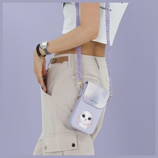 Nimmy Handytasche Lila Großäugiges Haustier 2.0 Hase