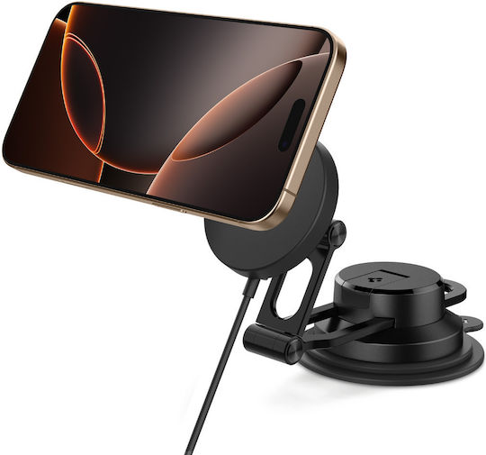 Spigen SGP OneTap Pro 4 Qi2 Car Mobile Mount with Magnet and Wireless Charging MagSafe Black