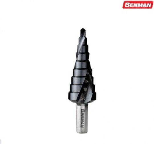 Benman Κωνικό Τρυπάνι HSS Τιτανίου για Μέταλλο 4-12mm