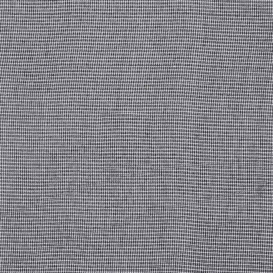 vidaXL Set of Window Curtains with Pencil Pleat Black Voile 140x175cm
