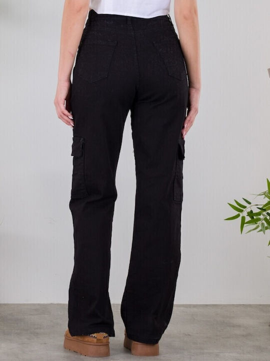 Damenjeans in Lockerer Passform Black