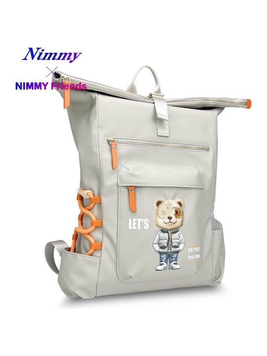 Nimmy Backpack Backpack for Laptop White