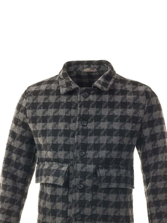 Wilfed Men's Half Coat Plaid