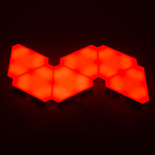 Smart Decorative LED RGB Hexagon Light 6pcs
