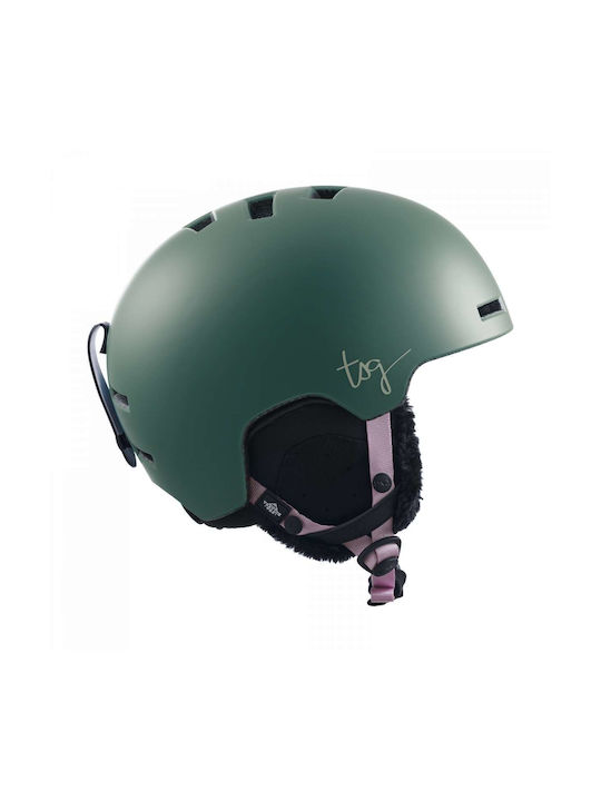 TSG Men's Helmet for Ski & Snowboard Green