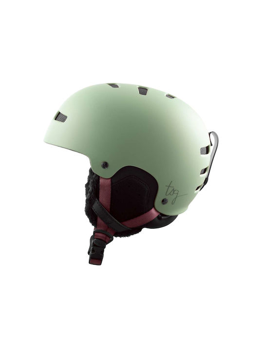 TSG Lotus Herren Ski & Snowboard Helm in Grün Farbe