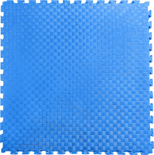 Rage Podele Puzzle de Gimnastică Pe Două Fețe Roșu/Albastru 100x100x2cm 1buc