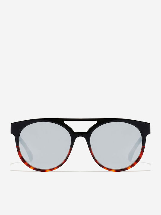 Hawkers Paula Echevarria La Louve Unisex Sunglasses with Brown Tartaruga Plastic Frame and Gray Lens