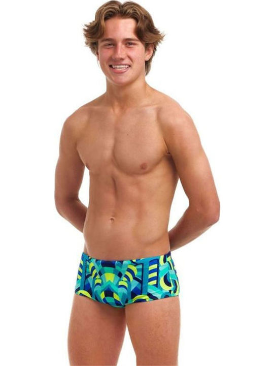 Funky Trunks Boys' Kinder Badeanzug Badeslips Mehrfarbig