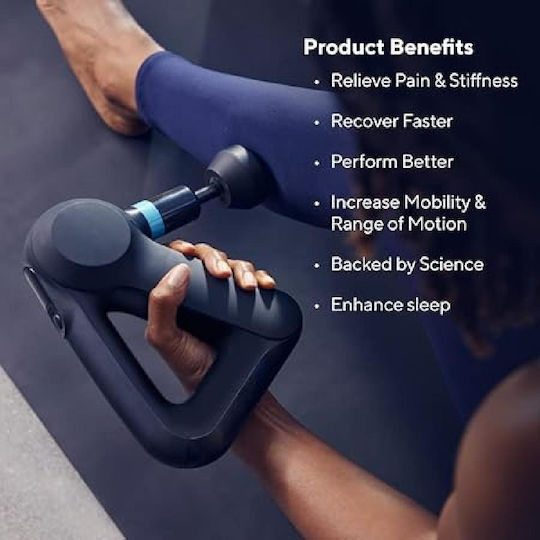Therabody Gun Massage for the Neck, the Head, the Waist, the Back, the Legs, the Body & the Hands with Vibration Black