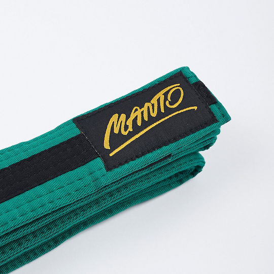Manto Centura Manto Bjj pentru copii, etichetă verde & negru M4