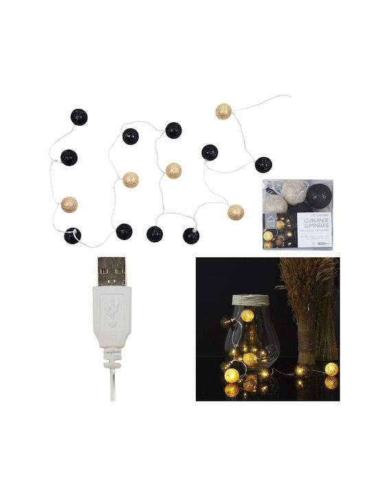 The Home Deco Factory Διακοσμητικό Φωτιστικό Θερμό Λευκό