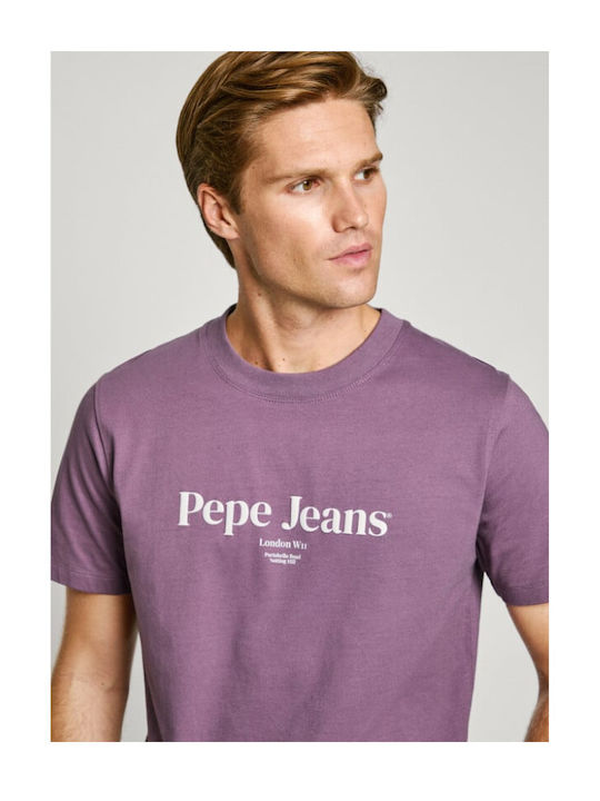 Dale T-shirt Aubergine Purple