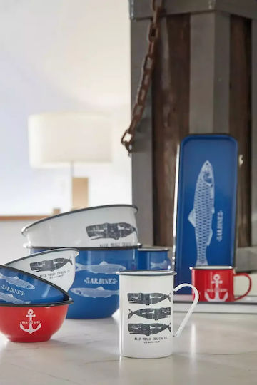 Enamel Mug Sardines 5cm