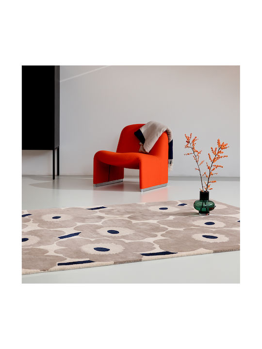 Marimekko Unikko Lucrat manual Covor Rectangular Greige