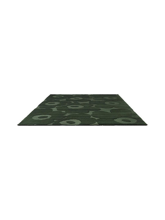 Marimekko Unikko Χαλί Ορθογώνιο Dark Green 170x240cm