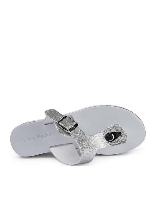 Damenplattformen Silber