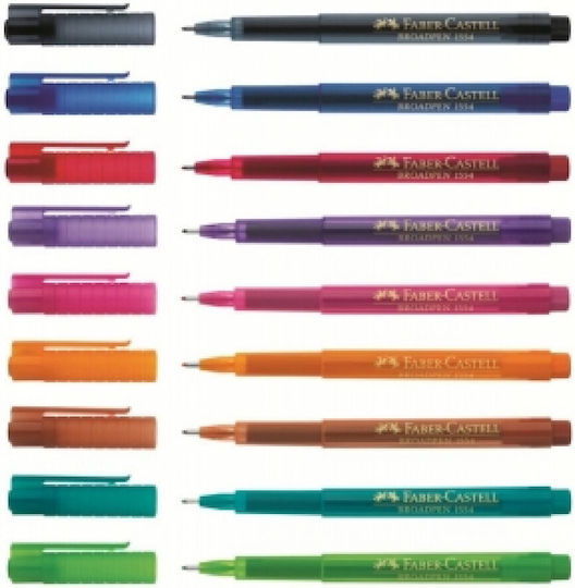 Faber-Castell 1554 Broadpen Acrylic Marker Σκούρο μπλε 1pcs