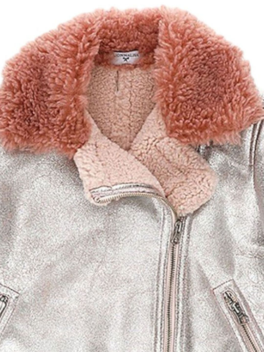 Kids' Casual Jacket Short Silver