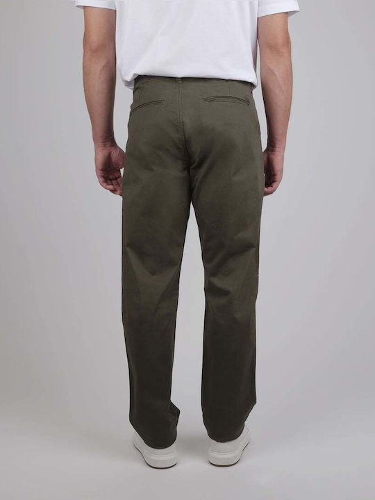 Παντελόνι Chino Ελαστικό Χακί