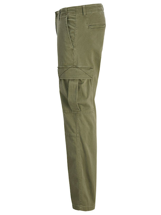 Hose Elastisch Olive Night