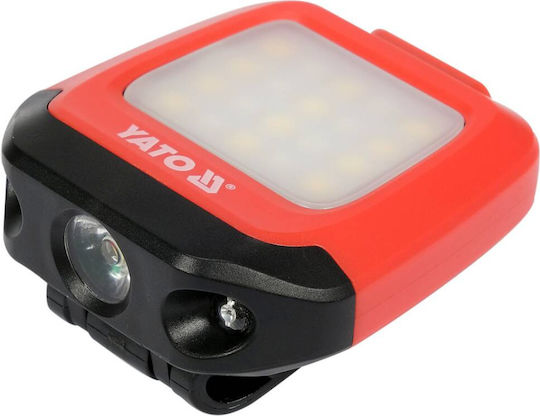 Yato Lanternă Frontală LED IP54 cu Luminozitate Maximă 200lm Negru