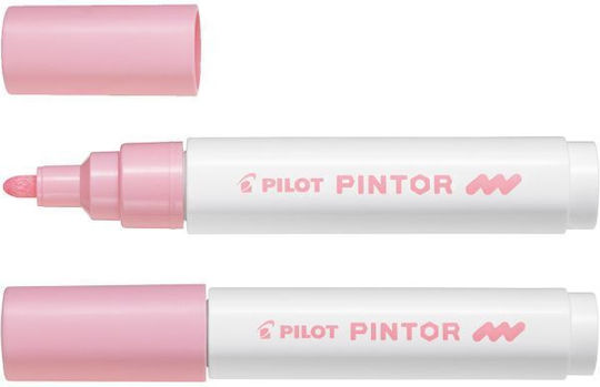 Pilot Pintor Medium Μαρκαδόροι Παστέλ Ροζ 1.4mm Σετ 6τμχ