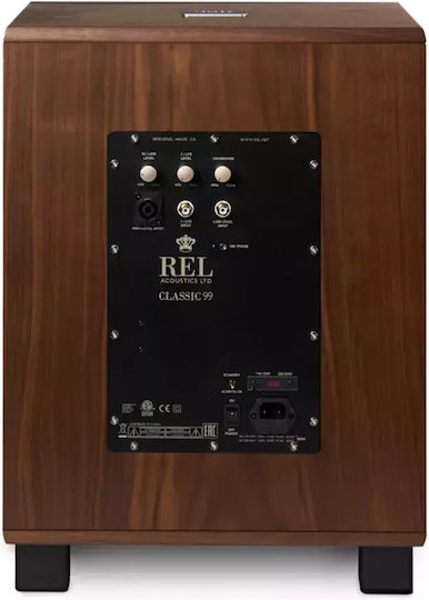 Rel Acoustics Безжично Самоусилващ Субуфер с Говорител 12" 450W Орехи