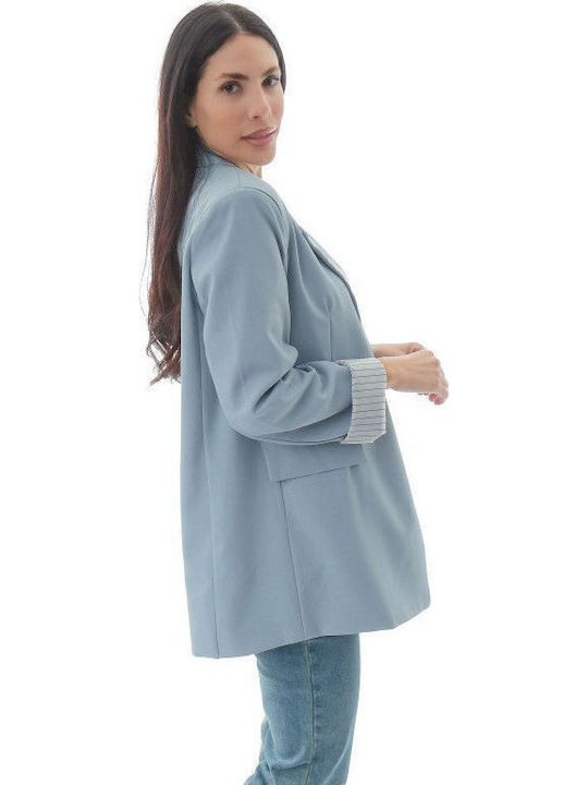 Silia D Damen Blazer Light Blue
