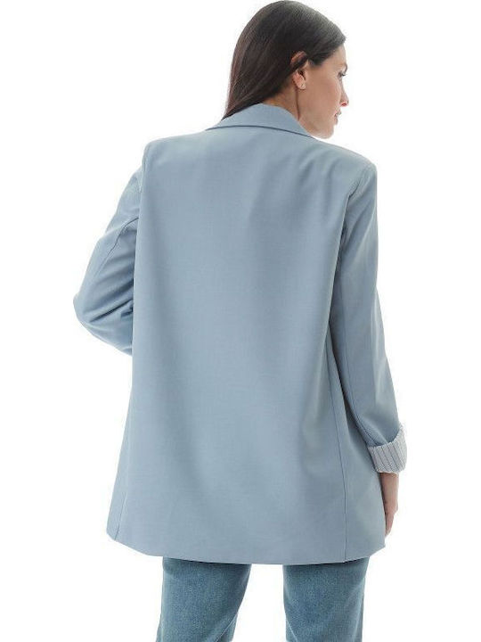 Silia D Damen Blazer Light Blue