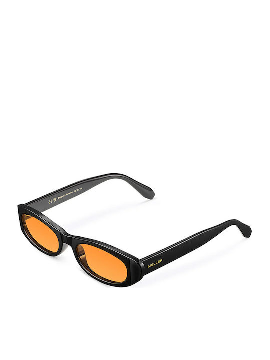 Meller Malaika Unisex Sunglasses with Black Plastic Frame and Orange Lens ML-TUTORANGE