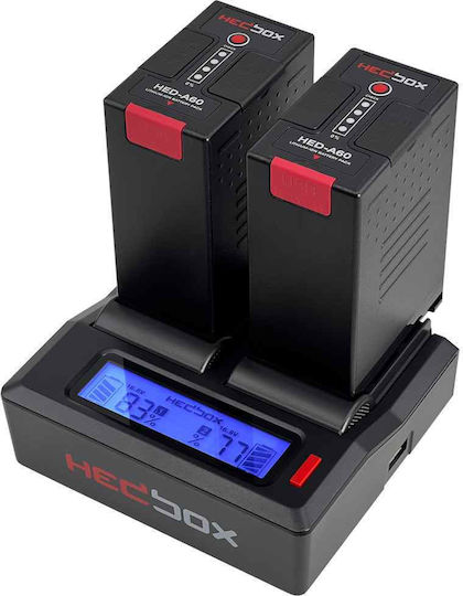 Hedbox Μπαταρία Βιντεοκάμερας HED-A60 6700mAh Συμβατή με Canon με 2x εξόδους D-Tap και 1x έξοδο USB-A 0736530981105