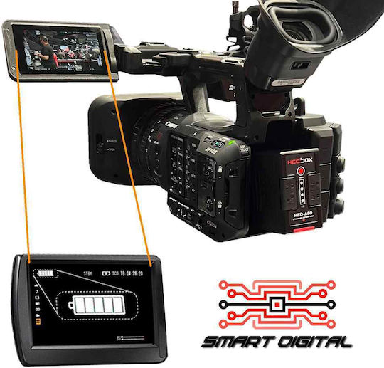Hedbox Μπαταρία Βιντεοκάμερας HED-A60 6700mAh Συμβατή με Canon με 2x εξόδους D-Tap και 1x έξοδο USB-A 0736530981105